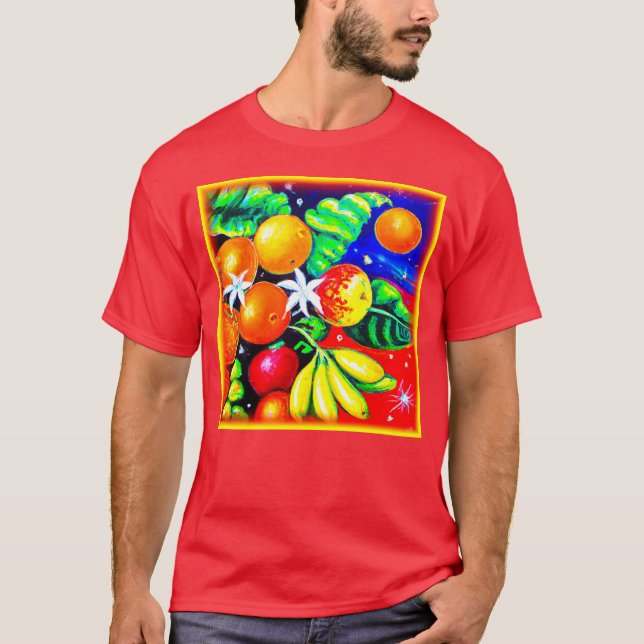 Stunning Fruits Starry Himlar. Köp nu T Shirt (Framsida)
