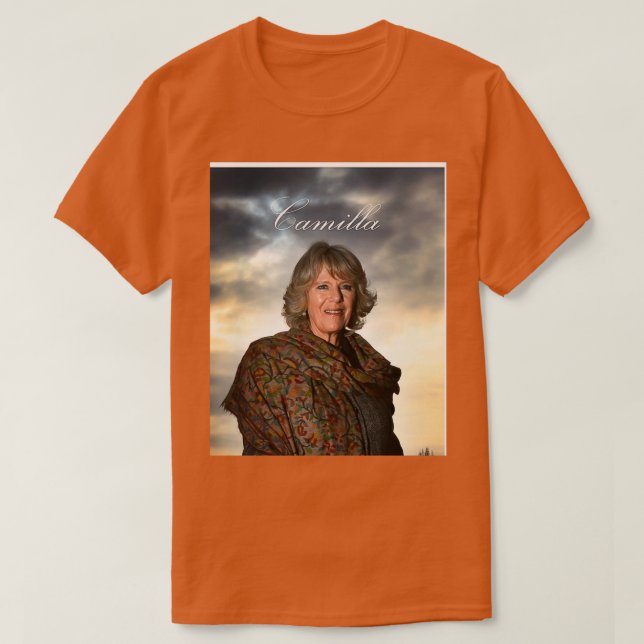 Stunning HRH Camilla Duchess of Cornwall Graphic  T Shirt (Design framsida)