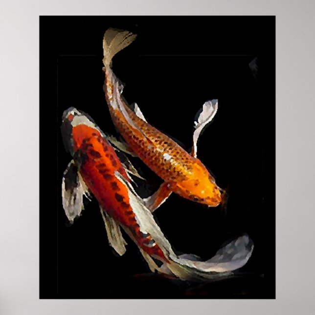 Stunning Koi Pair Poster (Framsidan)