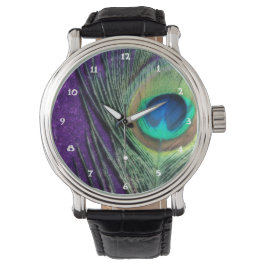 Stunning Lila Peacock Armbandsur