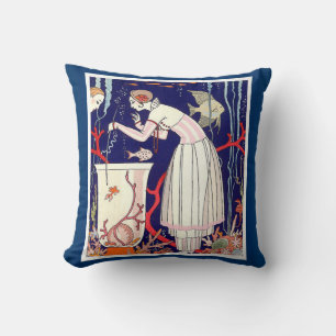 STUNNING LITEN FISK,ART DECO BEAUTY MODE KUDDE