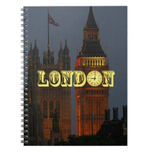 Stunning London Pro Photo Anteckningsbok Med Spiral