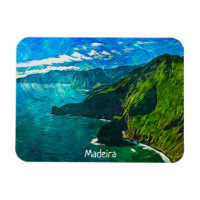 Stunning Madeira Coastal View Oil Paint