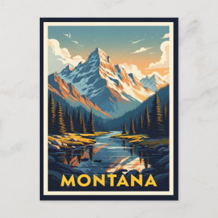 Stunning Montana liggande Vykort