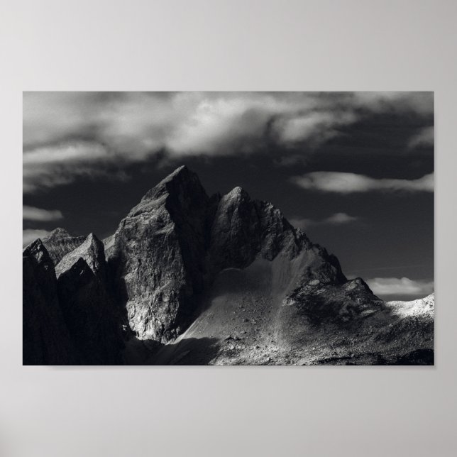 Stunning Mounten Jalovec, Slovenien Poster (Framsidan)