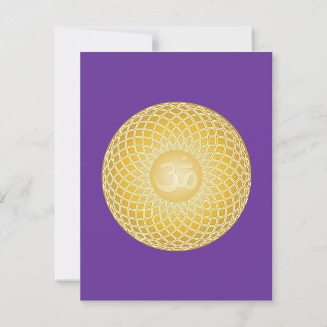 Stunning Om symbol Inbjudningar (Framsida)