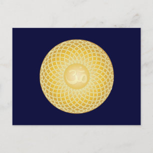 Stunning Om symbol Vykort