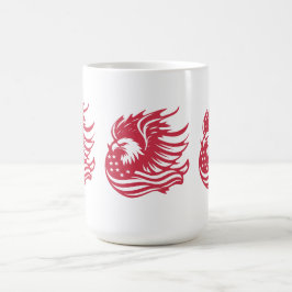 Stunning Patriotic Eagle Digital Artwork Kaffemugg