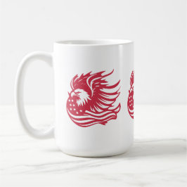 Stunning Patriotic Eagle Digital Artwork Kaffemugg