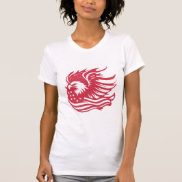 Stunning Patriotic Eagle Digital Artwork T Shirt