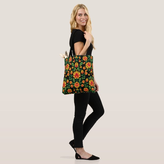 💛 🧡 ❤️ Stunning polch Wycinanki Tygkasse (På modell)