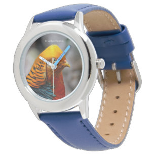 Stunning Profile of a Red Golden Pheasant Armbandsur