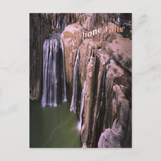 Stunning Shoshone Falls i Idaho, vykort (Framsida)