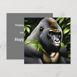 Stunning Silver Back Gorilla - Jungle Kung Kort