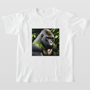 Stunning Silver Back Gorilla - Jungle Kung T Shirt
