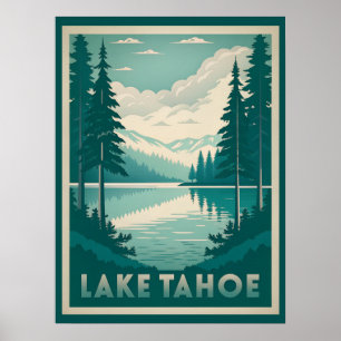 Stunning Sjö Tahoe Poster