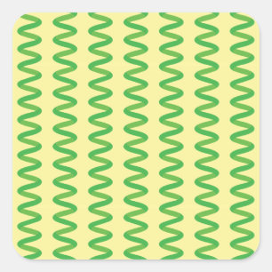 Stunning Spirulina Sticker Fyrkantigt Klistermärke