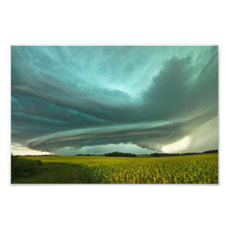 Stunning Storm nära Yorkton SK Fototryck