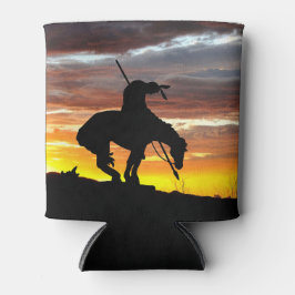 Stunning Sunset with End of the Trail Silhouette