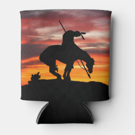 Stunning Sunset with End of the Trail Silhouette