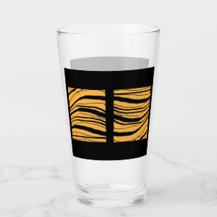 STUNNING TIGER RAND Beer Glaskopp