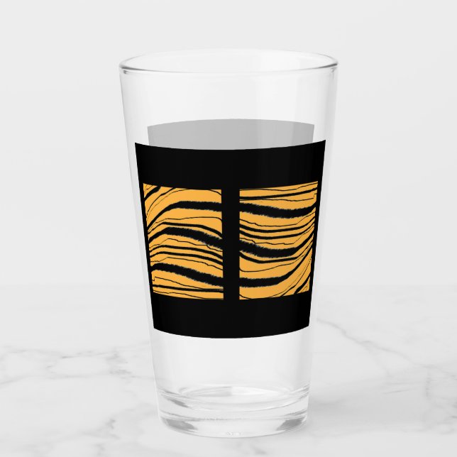 STUNNING TIGER RAND Beer Glaskopp (Framsida)