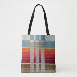 STUNNING TOTE - "LA PLAYA" - Mexikanska Weave Tygkasse