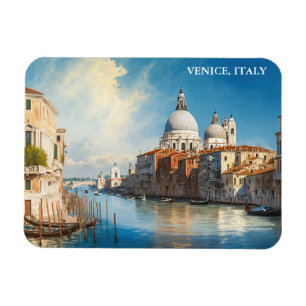 Stunning Venice Italien Gondola View Magnet