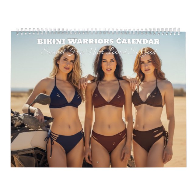 Stunning Women in Bikinis Survival & Strength Kalender (Omslag)