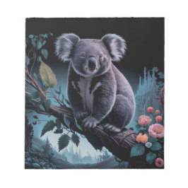 STUNNINING KOALA BEAR ART ANTECKNINGSBLOCK