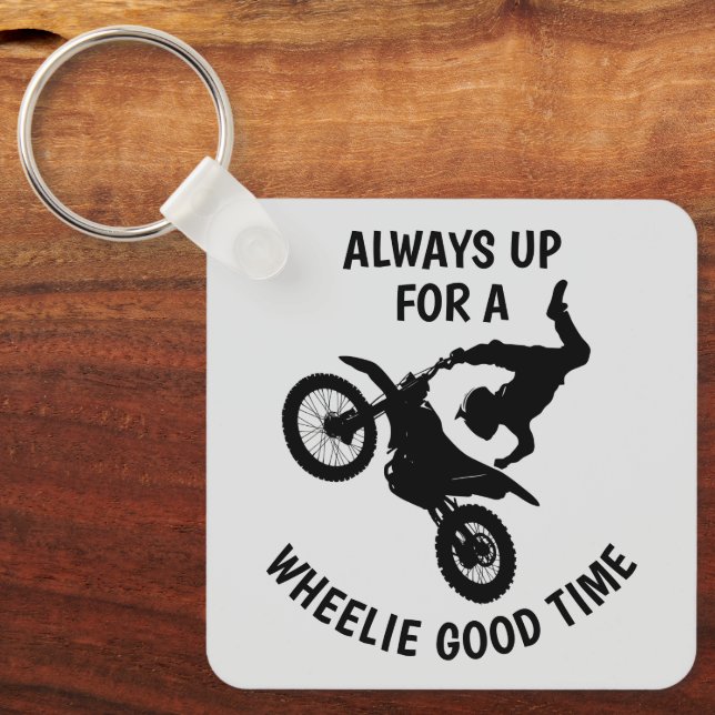 Stunt Bike Nyckelring (Framsida)