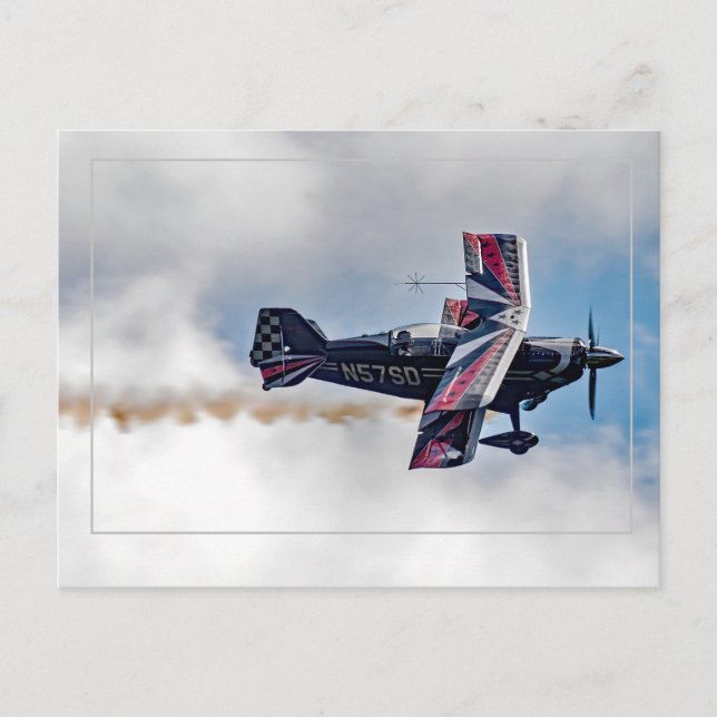 Stunt Flyer Vykort (Framsida)