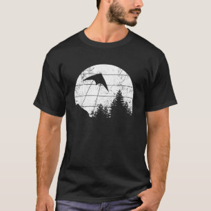 Stunt Kite Flies Retro med Kite Kärlek Stunt K T Shirt