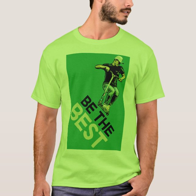 Stunt Scooter Free Rider T-Shirt (Framsida)