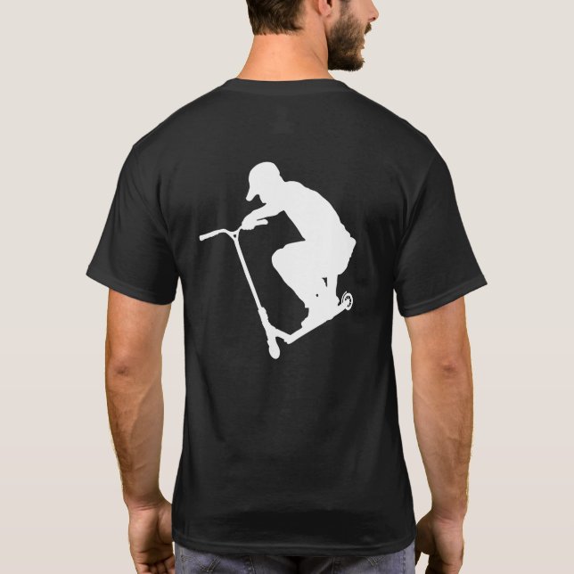 Stunt scooter friestyle extrim sport t shirt (Baksida)