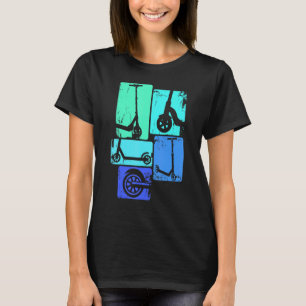 Stunt Scooter Retro Boys Kids T Shirt