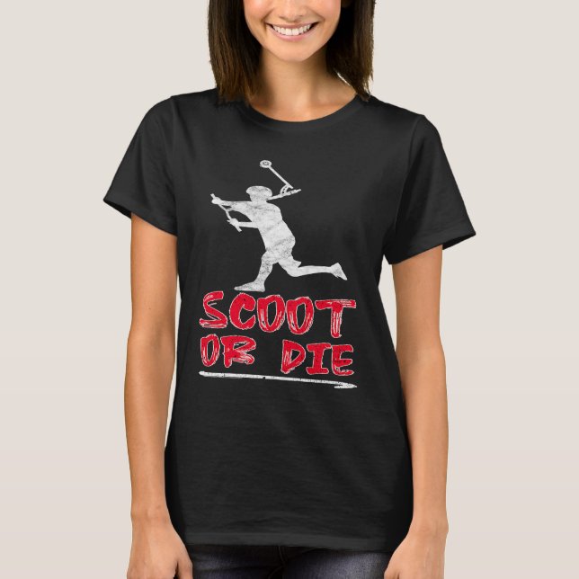 Stunt Scooter Scoot eller Die T Shirt (Framsida)