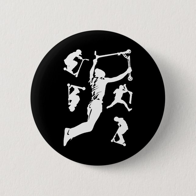 Stunt Scooter Scootering Tricks Knapp (Framsida)