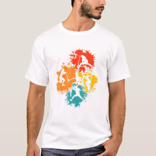 Stunt Scooter Skater Scooter Tricks Kids Vintage K T Shirt