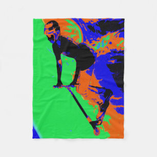 Stunt Scooter Speedster - Scooter Boy Blanket Fleecefilt
