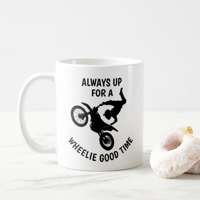 Stuntcykel Kaffemugg (Med munk)