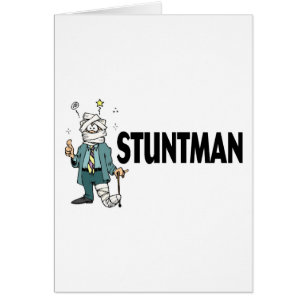 Stuntman Hälsningskort