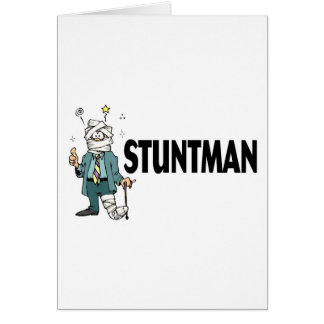 Stuntman Hälsningskort