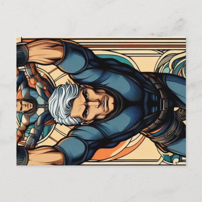 Stuntman Vykort (Framsida)