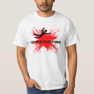 STUNTMANPROFESSIONELL (svart/rött) T Shirt