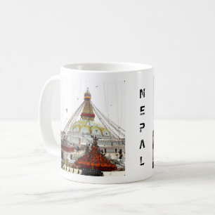 Stupa Boudhanath, Kathmandu - Nepal (Buddha) Kaffemugg