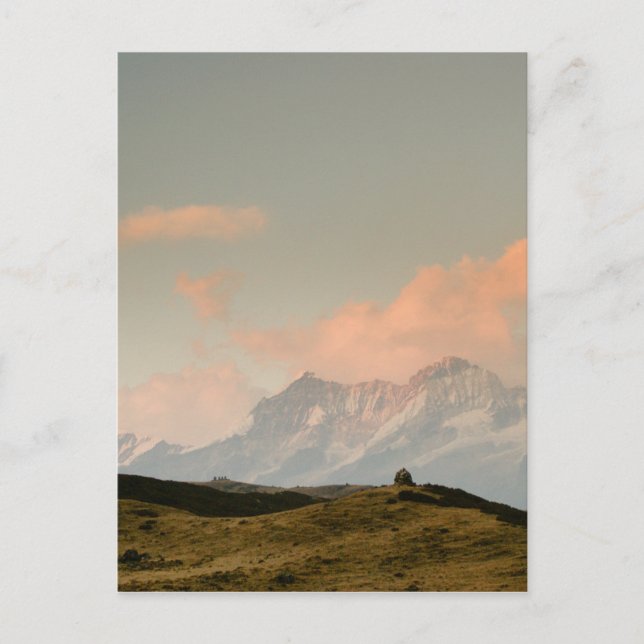 Stupa i Himalayas Vykort (Framsida)