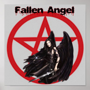 Stupad ängel - affisch