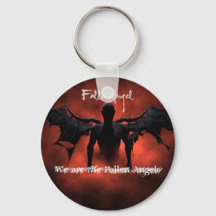 Stupad ängel Keychain Nyckelring