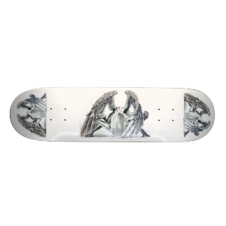 Stupad ängelYoga poserar konstskateboarden Mini Skateboard Bräda 18,5 Cm